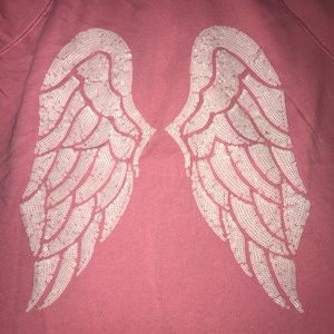 Victoria Secret zip-up hoodie, size: L